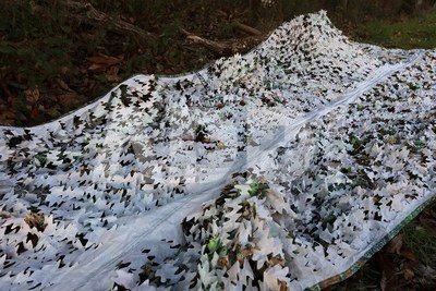 Camo maskuojantis tinklas snow 3x6 m