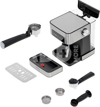 Camry | Espresso and Cappuccino Coffee Machine | CR 4410 | Pump pressure 15 bar | Built-in milk frother | Semi-automatic | 850 W | Black/Stainless steel