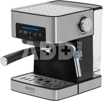 Camry | Espresso and Cappuccino Coffee Machine | CR 4410 | Pump pressure 15 bar | Built-in milk frother | Semi-automatic | 850 W | Black/Stainless steel