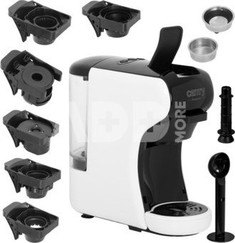 Camry | Multi-capsule Espresso machine | CR 4414 | Pump pressure 19 bar | Ground/Capsule | 1450 W | White/Black