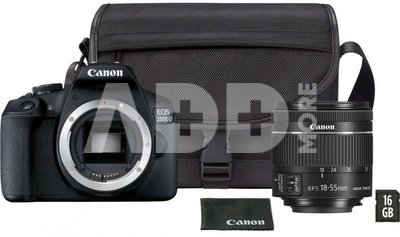 Canon EOS 2000D BK 18-55 IS EU26 VUK 2728C013