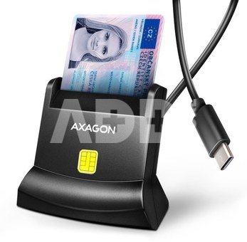 AXAGON CRE-SM4NC USB-C Smart card StandReader