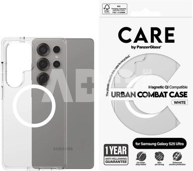 CARE Back protection | Samsung | Galaxy S25 Ultra | Recycled plastic | White