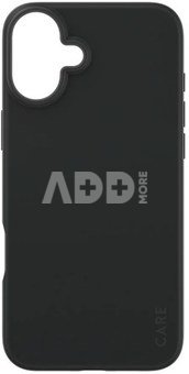 CARE by PanzerGlass Case Fashion | Back protection | Apple | iPhone 16 Plus | Recycled plastic | Black