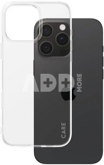 CARE Fashionable Case | Back cover | Apple | iPhone 16 Pro Max | Recycled plastic | Transparent | X-Ray Soft Basic
