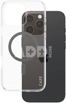 CARE Flagship Case | Back cover | Apple | iPhone 16 Pro Max | Recycled plastic | Transparent | MagSafe