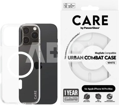 CARE Flagship Case | Back cover | Apple | iPhone 16 Pro Max | Recycled plastic | White | MagSafe