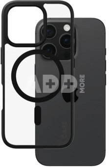 CARE Flagship Case | Back cover | Apple | iPhone 16 PRO | Recycled plastic | Black | MagSafe