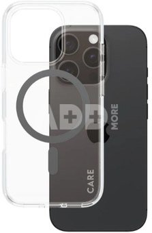 CARE Flagship Case | Back cover | Apple | iPhone 16 PRO | Recycled plastic | Black | MagSafe