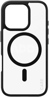 CARE Flagship Case | Back cover | Apple | iPhone 16 PRO | Recycled plastic | Black | MagSafe
