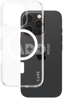 CARE Flagship Case | Back cover | Apple | iPhone 16 PRO | Recycled plastic | White | MagSafe