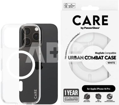 CARE Flagship Case | Back cover | Apple | iPhone 16 PRO | Recycled plastic | White | MagSafe