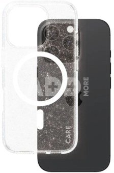 CARE Flagship Case | Back cover | Apple | iPhone 16 Pro | Recycled plastic | White | Urban Combat Star Lit with MagSafe