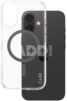 CARE Flagship Case | Back cover | Apple | iPhone 16 | Recycled plastic | Black | MagSafe