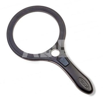 Carson Handheld Magnifier Aspherical 2x110mm AS-95 with LED