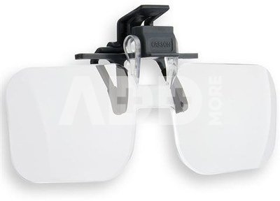 Carson Magnifying Glasses 2x (+4.00 Dioptrie) Clip-On and Flip-Up