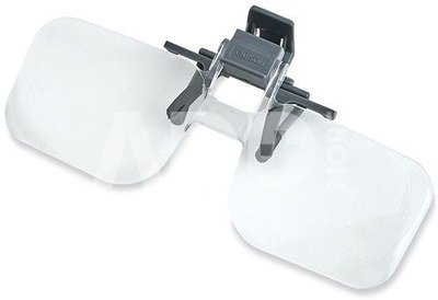 Carson Magnifying Glasses 2x (+4.00 Dioptrie) Clip-On and Flip-Up