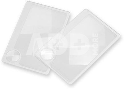Carson Pocket Magnifier WM-01 2.5x Credit Card Size Magnifier with 6x Spot Lens