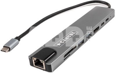 Caruba 8 in 1 USB C Hub met Ethernet