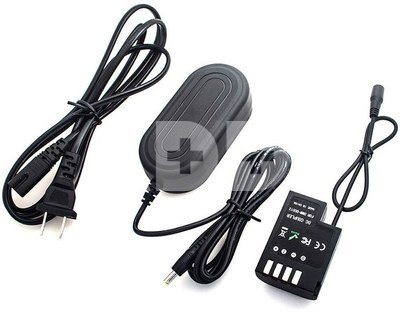 Caruba Panasonic DMW DCC12 full decoding Dummy battery +DMW AC8 power adapter (US / European / British standard)
