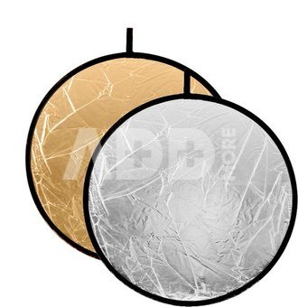 Caruba Reflectiescherm 2 in 1 Goud & Zilver 110cm