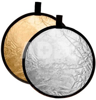 Caruba Reflectiescherm 2 in 1 Goud & Zilver 45cm