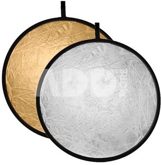 Caruba Reflectiescherm 2 in 1 Goud & Zilver 60cm