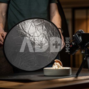 Caruba Reflectiescherm 2 in 1 Goud & Zilver 80cm