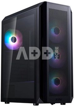 Case|ADATA|VALOR AIR PLUS MID|MidiTower|Case product features Transparent panel|ATX|MicroATX|MiniITX|Colour Black|VALORAIRPLUSMTA-BKCWW
