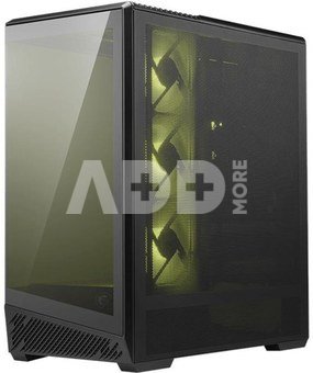 Case|MSI|MAG PANO 130R PZ|MidiTower|Case product features Transparent panel|Not included|Colour Black|MAGPANO130RPZ