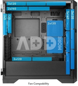 Chieftec Case APEX AIR GA-01B-M-OP 3xFans