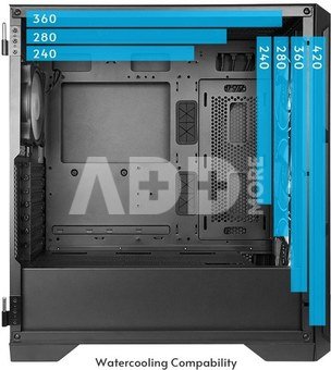 Chieftec PC case APEX Lumo GA-01 B-L-OP 4xfans ARGB