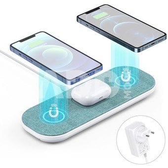 Choetech 10W 3 in 1 Fast Wireless Charger Pad T569 S