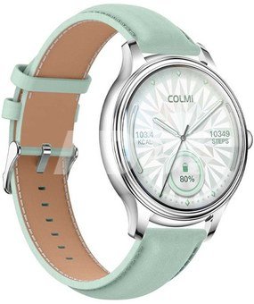 L28 Silver/Green Leather