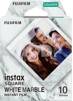 Moment.fotoplokšt. instax SQUARE WHITEMARBLE (10pl)