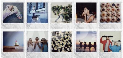 Moment.fotoplokšt. instax SQUARE WHITEMARBLE (10pl)