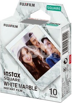 Moment.fotoplokšt. instax SQUARE WHITEMARBLE (10pl)