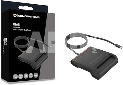 Conceptronic SCR01BC USB-C Smart-ID Kartenleser