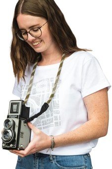 COOPH Rope Camera Strap WB - Plaid Olive 115cm C110080963