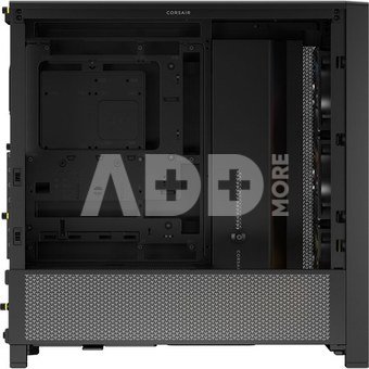 Corsair PC Case | Frame 4000D RS ARGB Modular | Black | Mid-Tower | Power supply included No