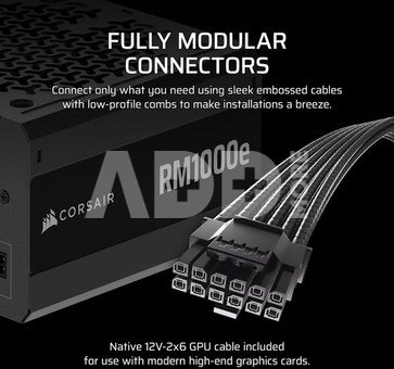 Corsair RM1000e PCIe5.1 80+GOLD F.MODULAR ATX3.