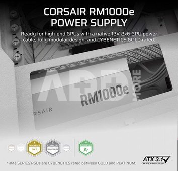 Corsair RM1000e WHITE 80+GOLD F.MODULAR ATX3.