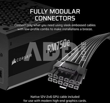 Corsair RM750e PCIe 5.1 80+GOLD F.MODULAR ATX3.1