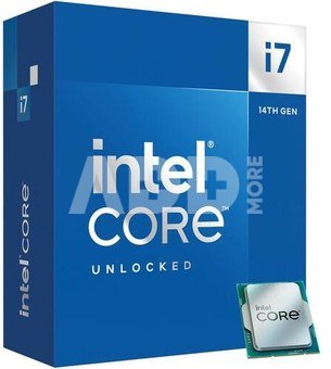 CPU|INTEL|Desktop|Core i7|i7-14700F|Raptor Lake|2100 MHz|Cores 20|33MB|Socket LGA1700|65 Watts|BOX|BX8071514700FSRN3Z
