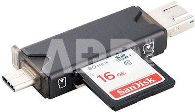 JJC CR UTC3 GRAY USB 3.0 Card Reader