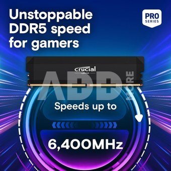 Crucial Memory DDR5 Pro OC 64/6000(2*32GB) CL40 black