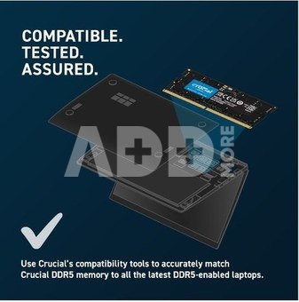 Crucial DDR5-5600 Kit 96GB 2x48GB SODIMM CL46 (16Gbit)
