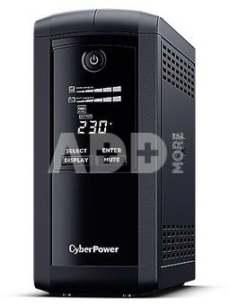 CyberPower UPS VP700EILCD 700VA/390W AVR/USB/LCD/6xIEC