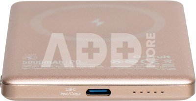 D-Fruit power bank 5000mAh Wireless DF176, pink