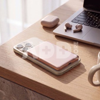 D-Fruit power bank 5000mAh Wireless DF176, pink